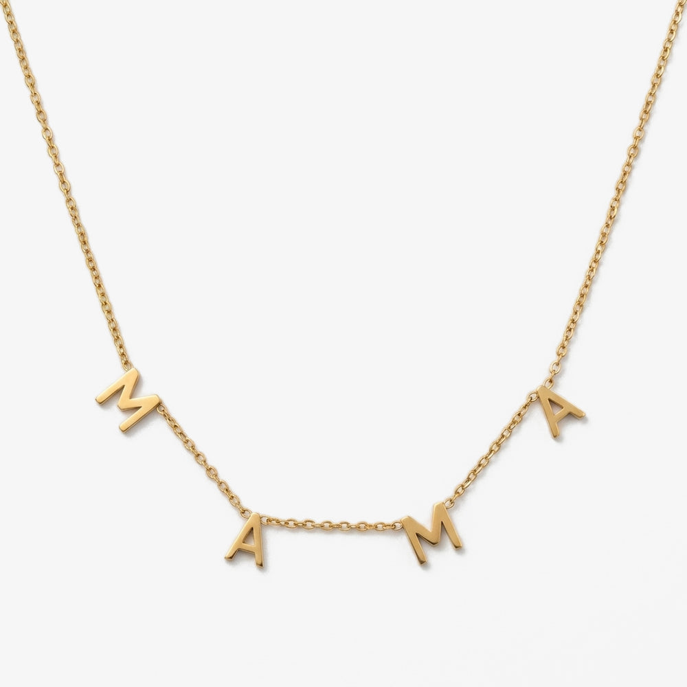 Colar Iniciais da Alma dourado