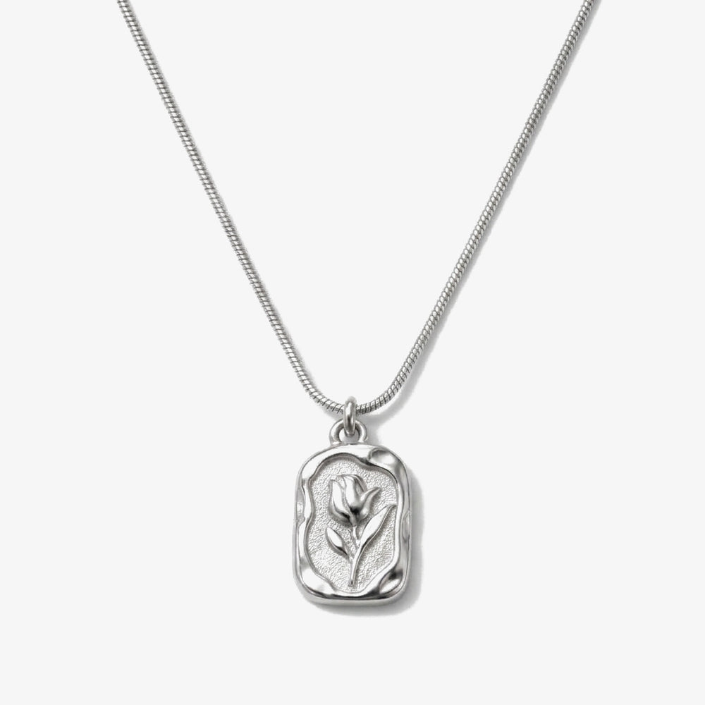 Colar Medalhão da Alma prateado