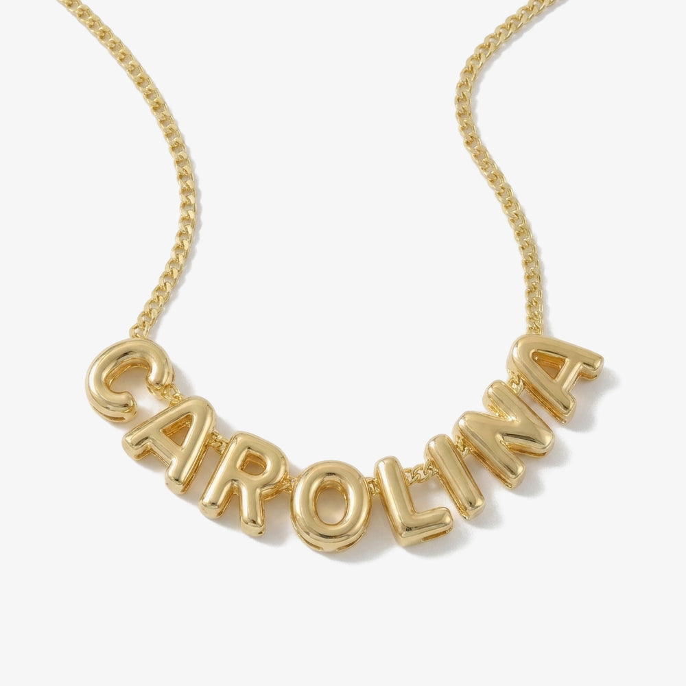Colar Nome em Relevo dourado