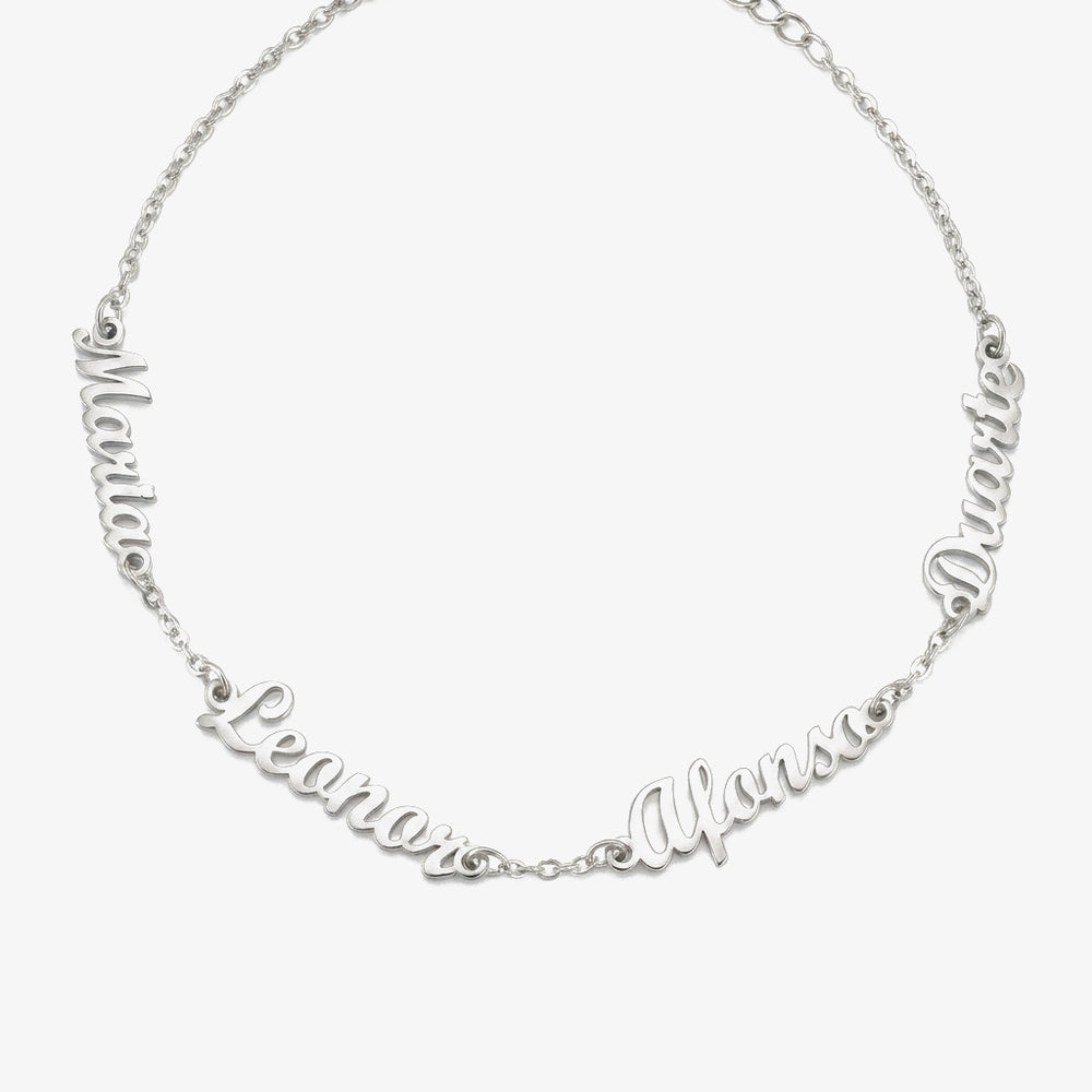 Pulseira Constelação de Nomes prateado