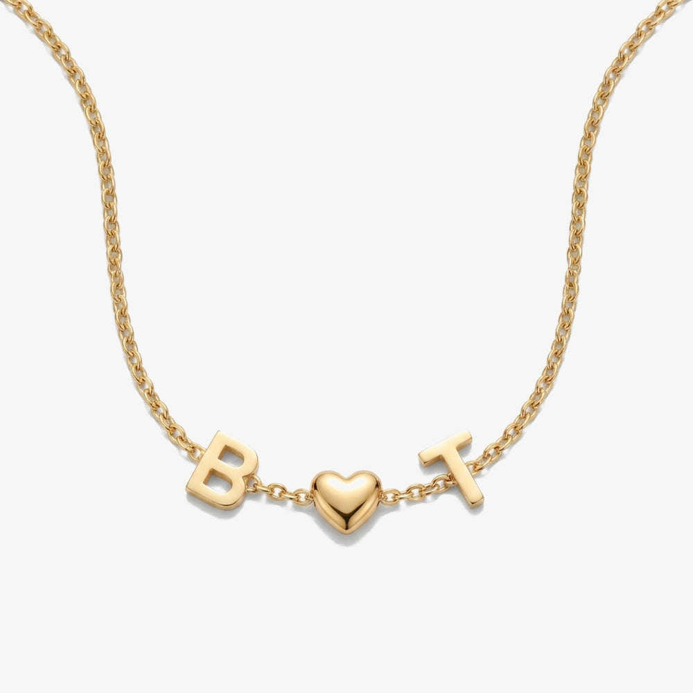 Pulseira Personalizada com Iniciais Laterais dourado