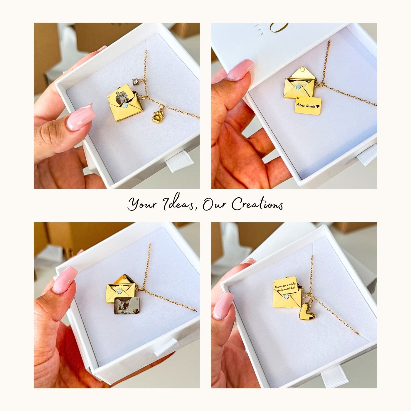 Envelope Of Love Necklace