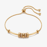 Pulseira Arco com Nomes dourada