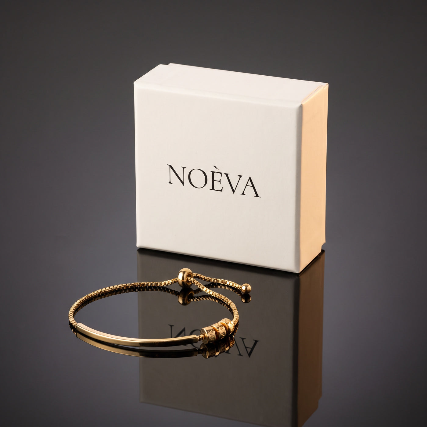 Pulseira arco com a caixa NOÈVA