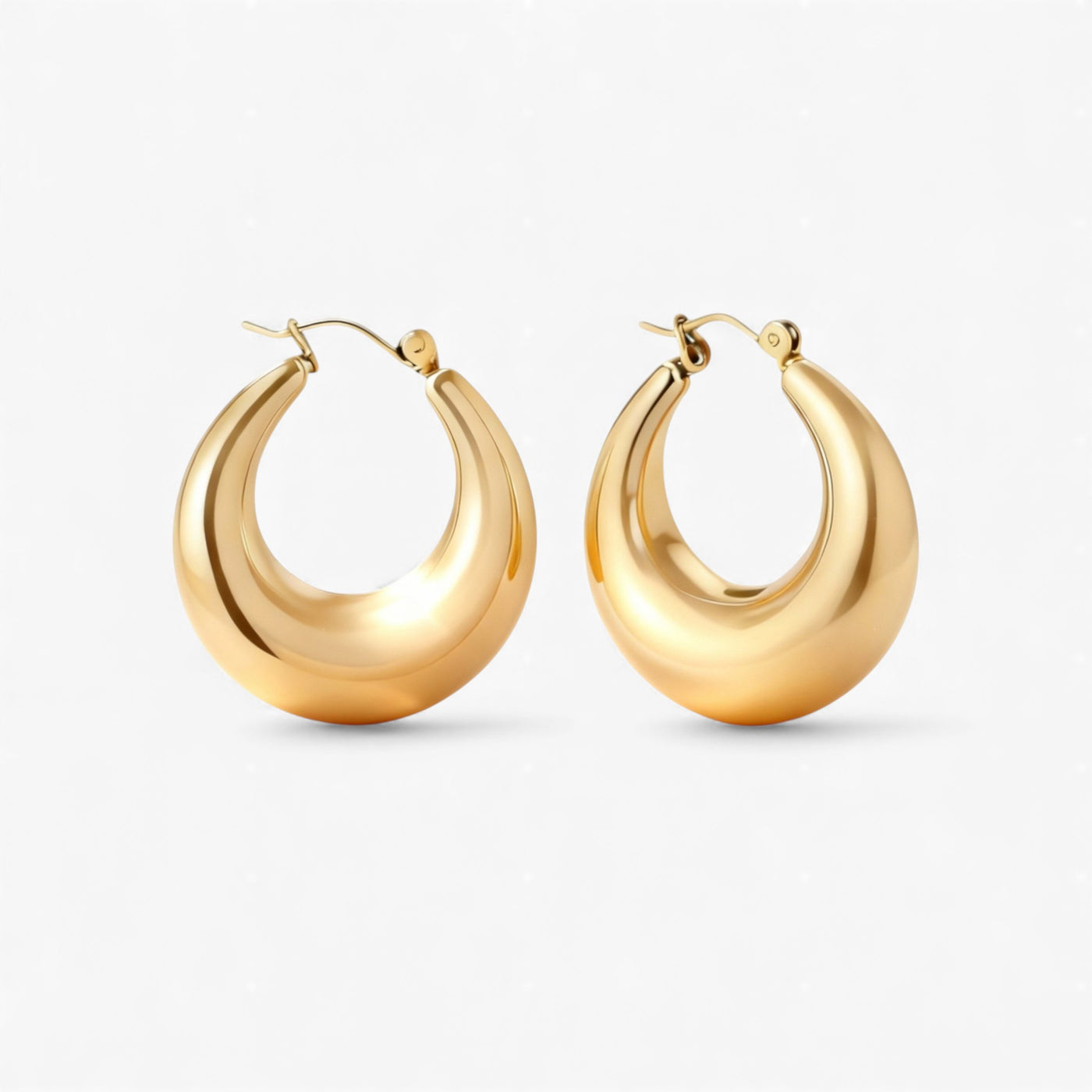 Forma Earrings – Sculpted Hoop