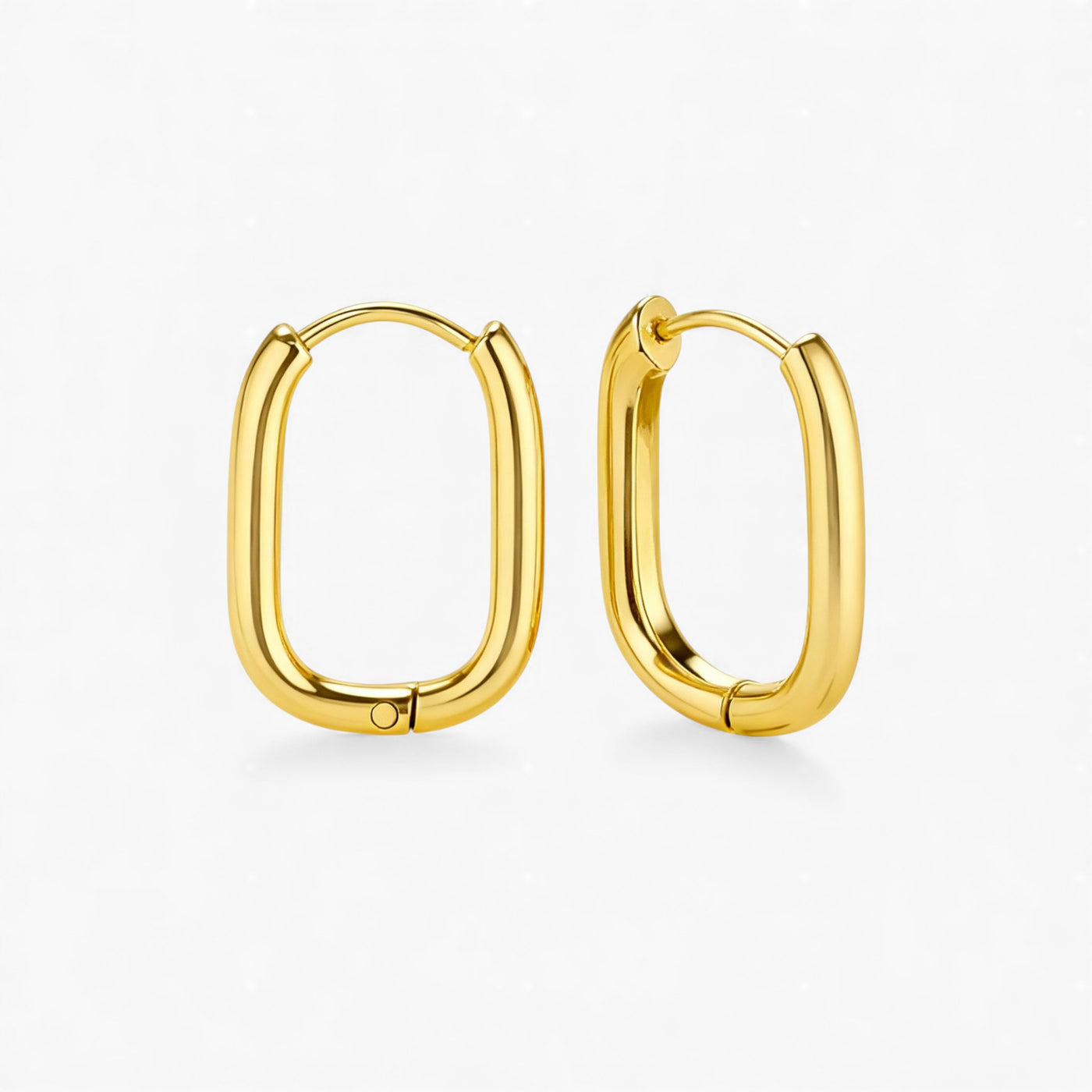 Linea Earrings – Oval Link