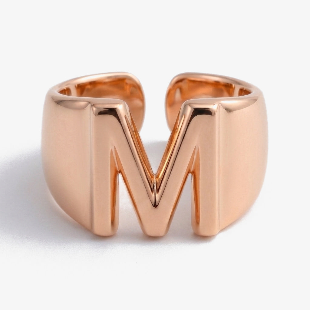 Anel Inicial em Destaque rosé