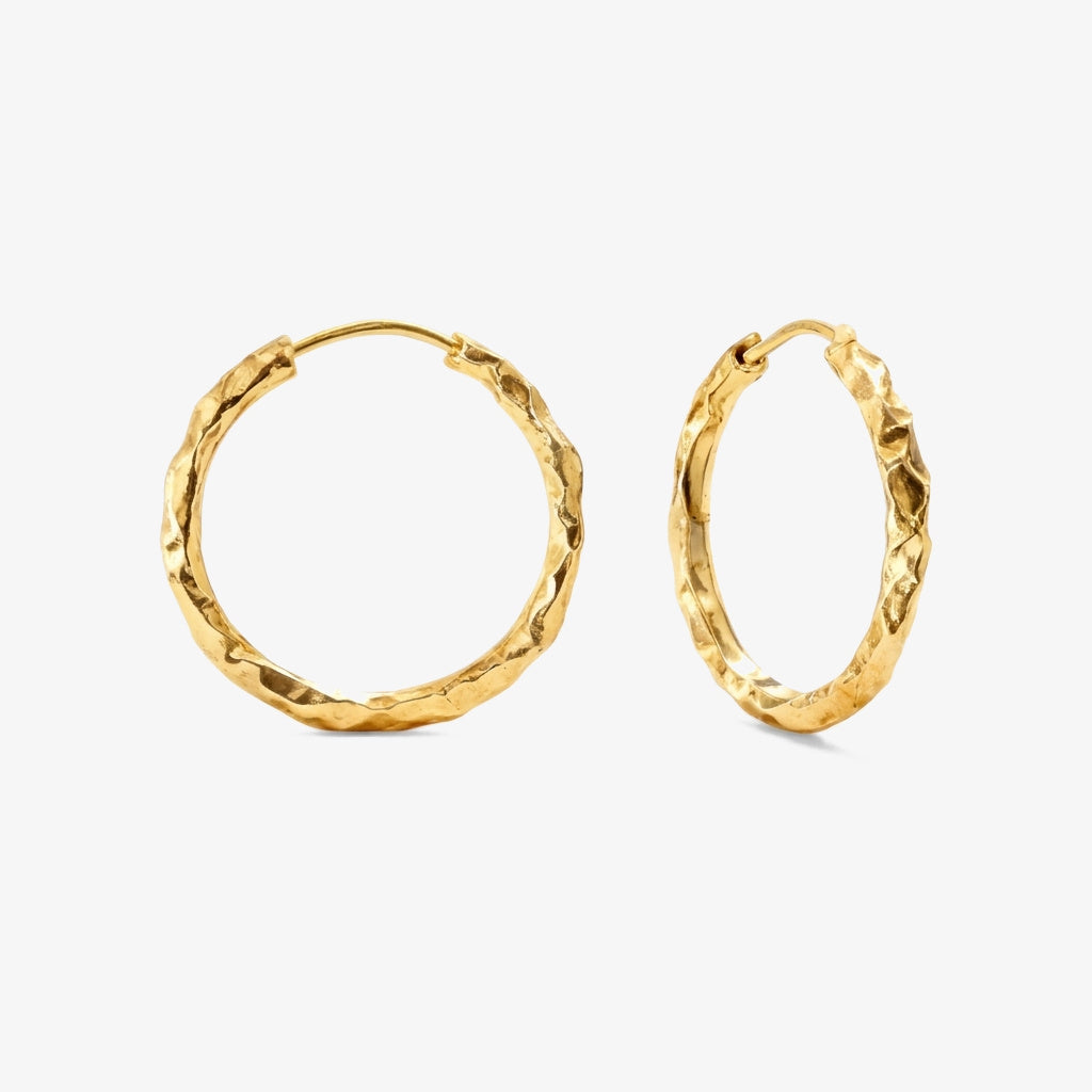 Brincos Textura Dourada dourado