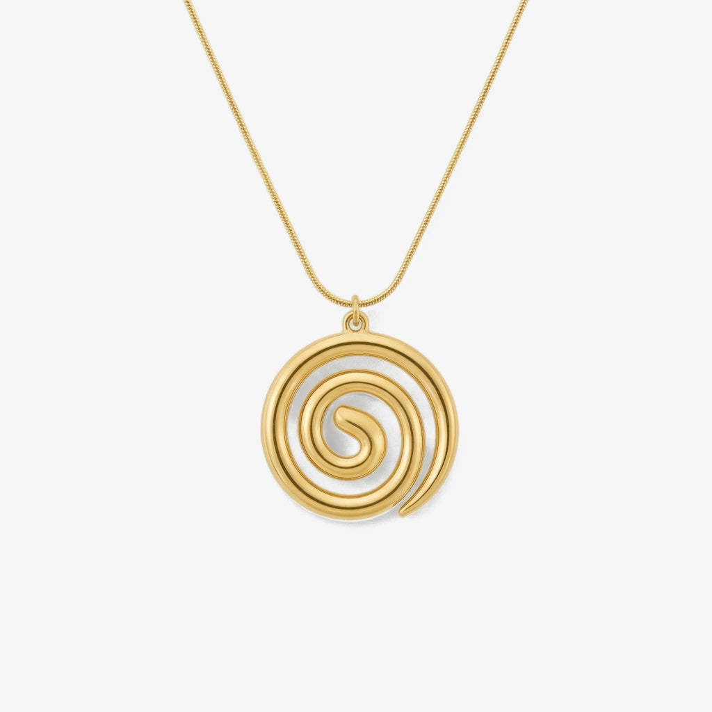Colar Energia Infinita dourado