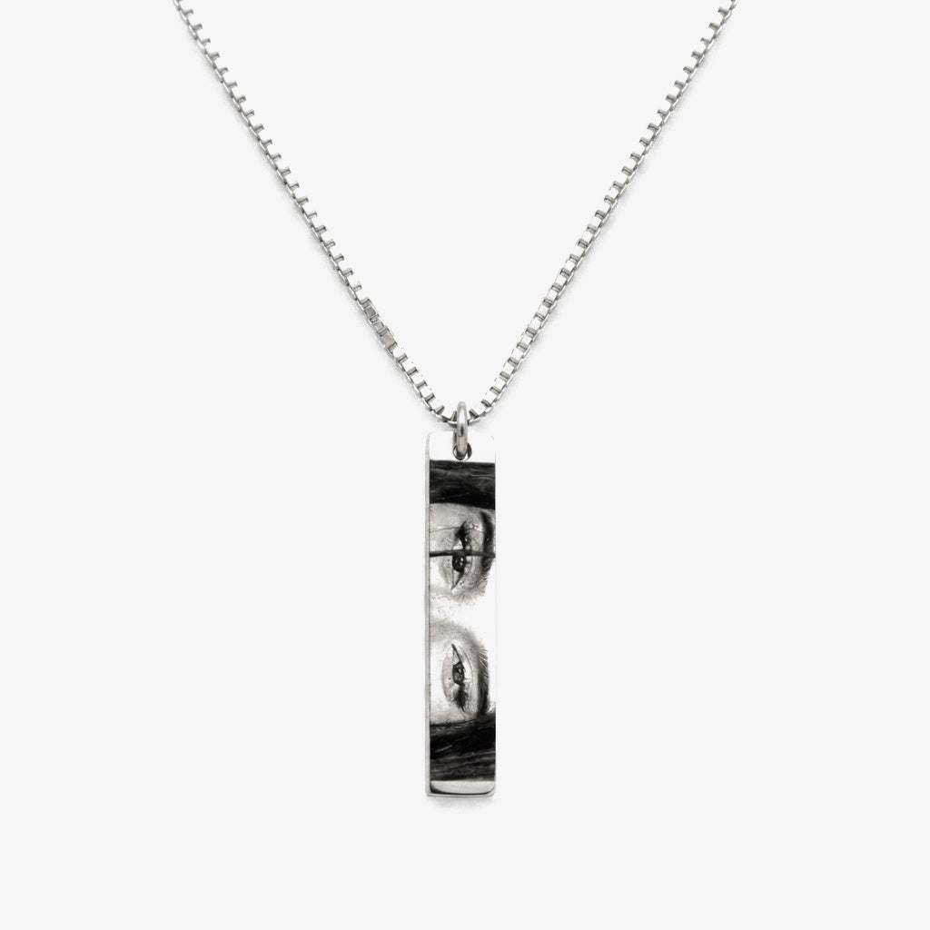 Colar Personalizável com o Teu Olhar prateado