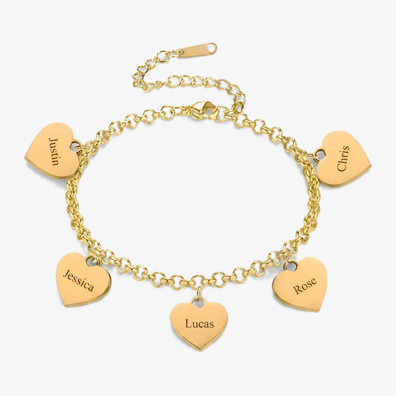 Pulseira Um Coração por Nome