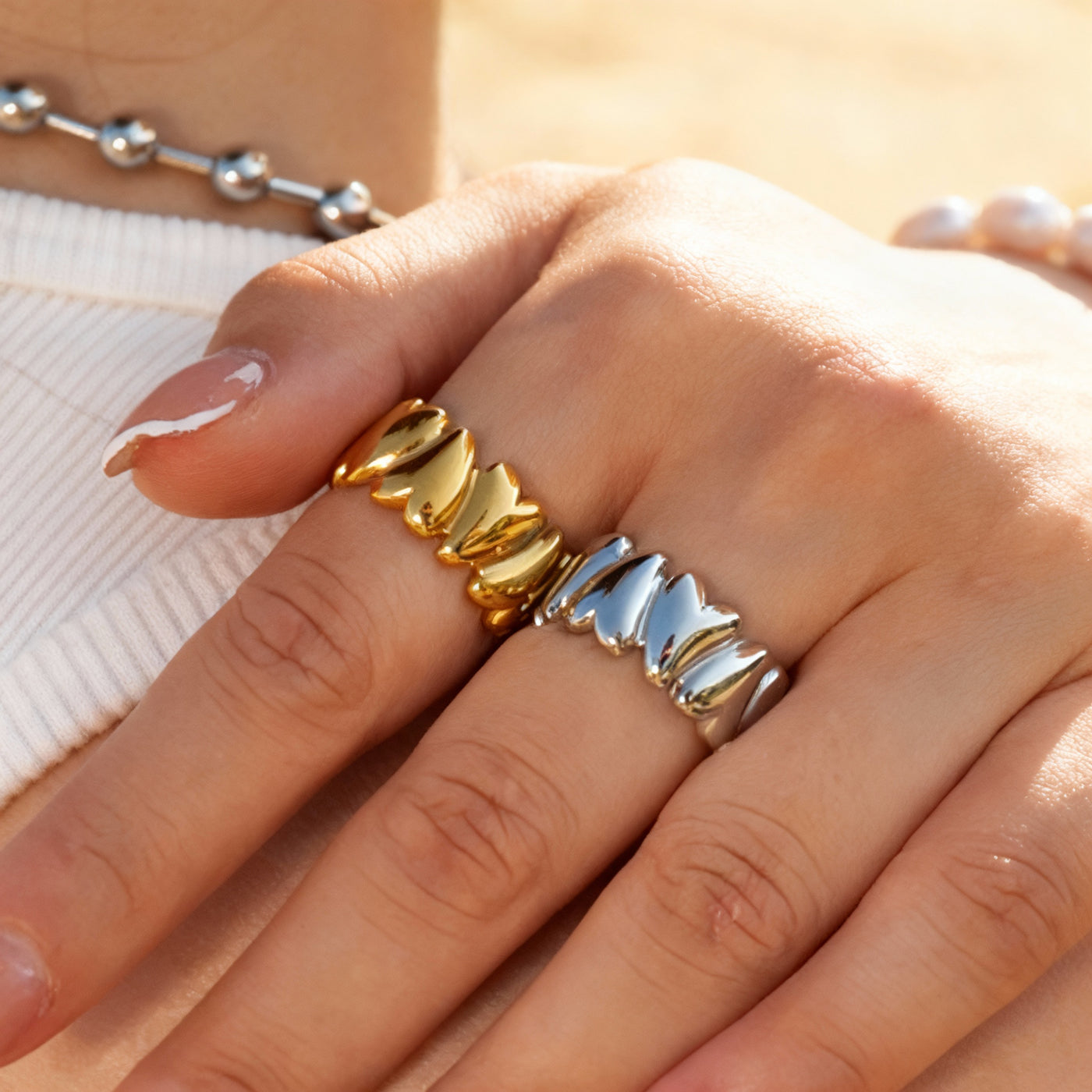 Nexus Ring – Sculpted Link