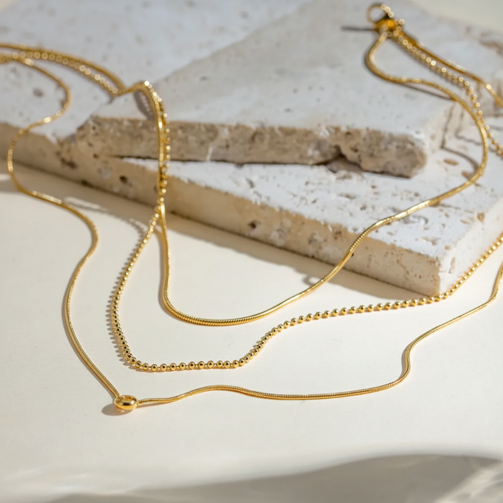 Lucentia Necklace – Layered Glow