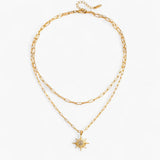 Colar Raio de Sol Dourado