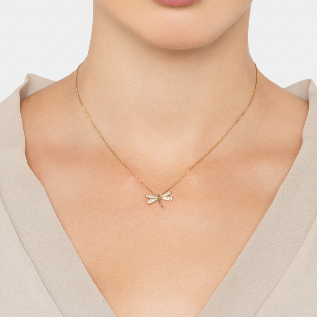 Zygaene Necklace – Dragonfly Pendant