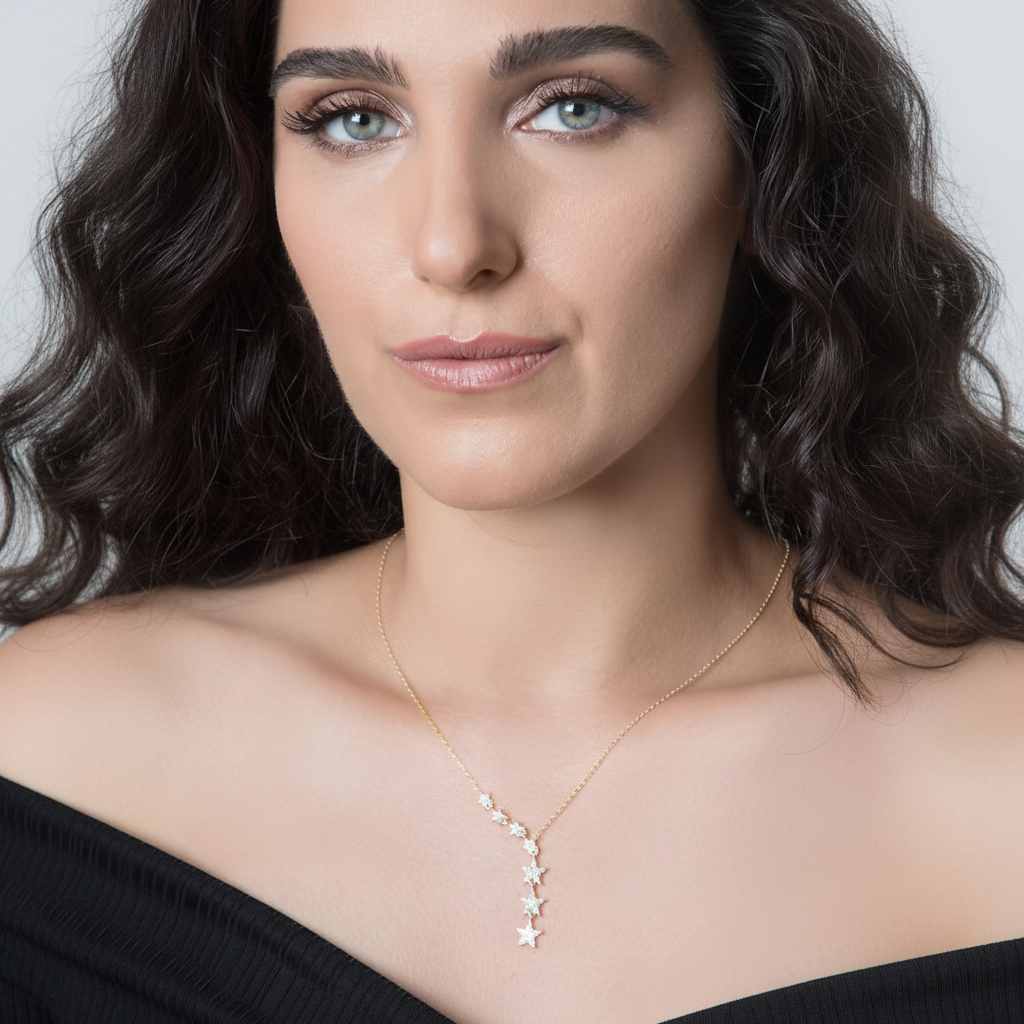 Astraea Necklace – Falling Stars