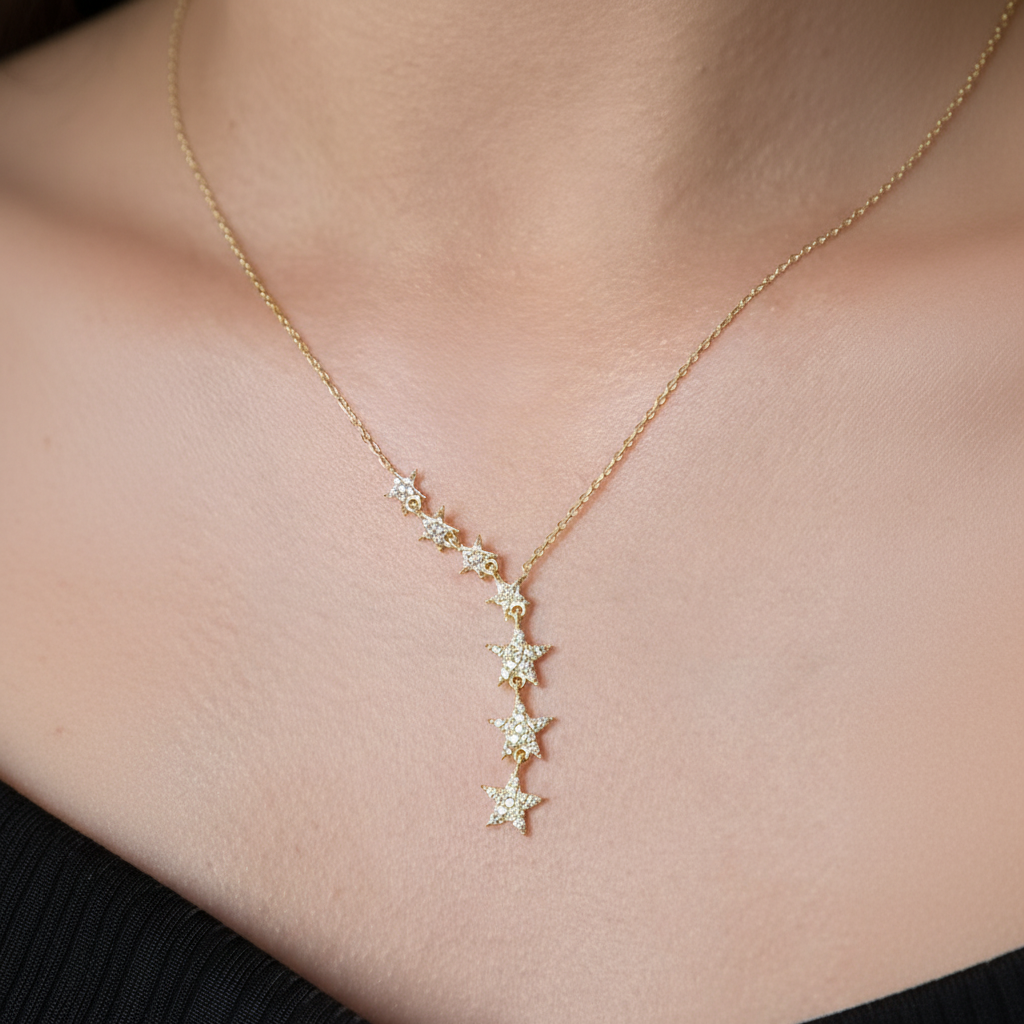 Astraea Necklace – Falling Stars