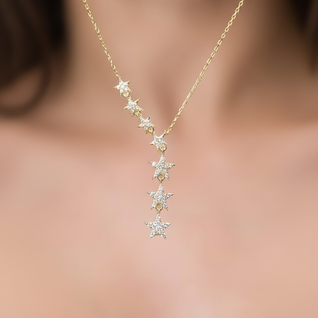 Astraea Necklace – Falling Stars