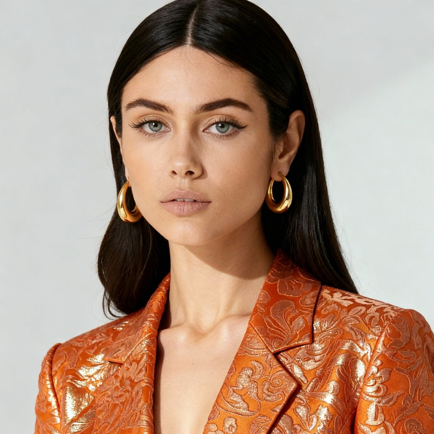 Forma Earrings – Sculpted Hoop