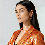 Forma Earrings – Sculpted Hoop