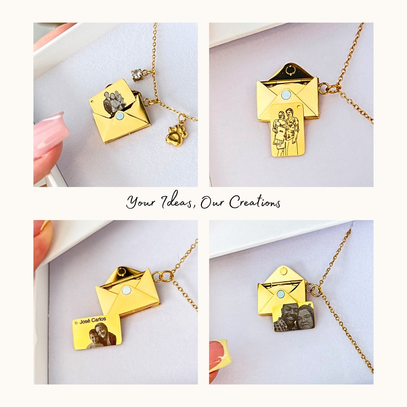 Envelope Of Love Necklace