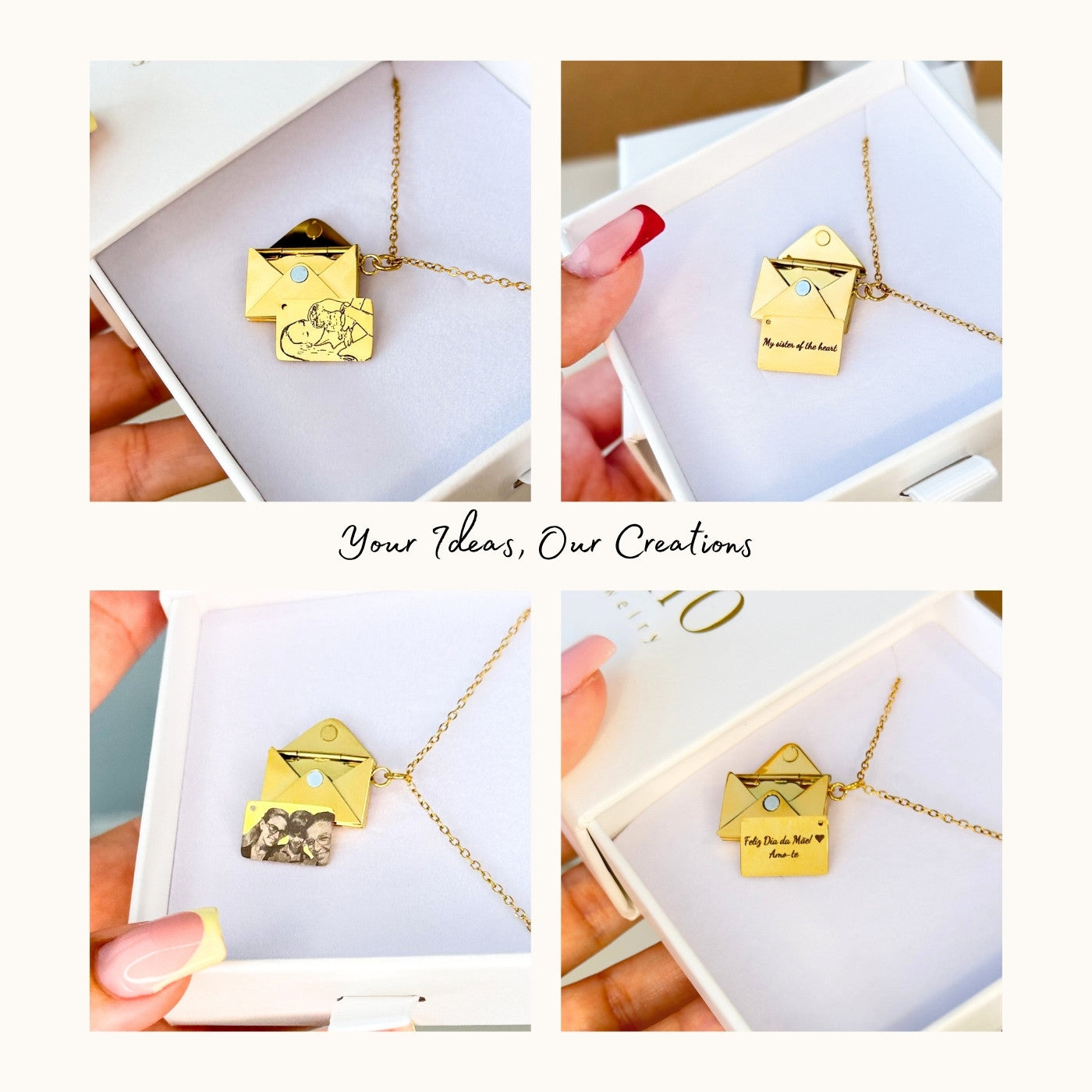 Envelope Of Love Necklace