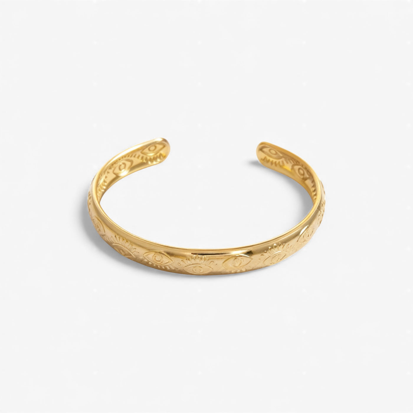 Ayen Bracelet – Engraved Eye Cuff