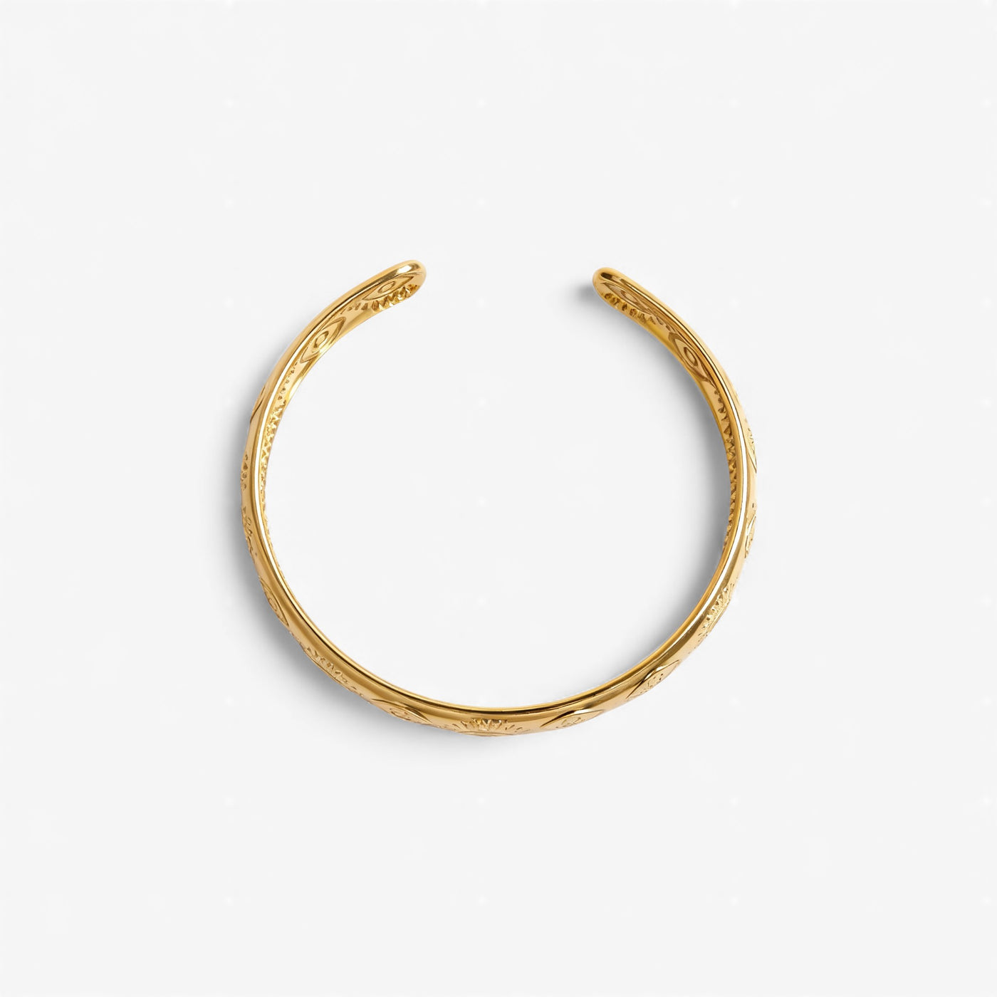 Ayen Bracelet – Engraved Eye Cuff
