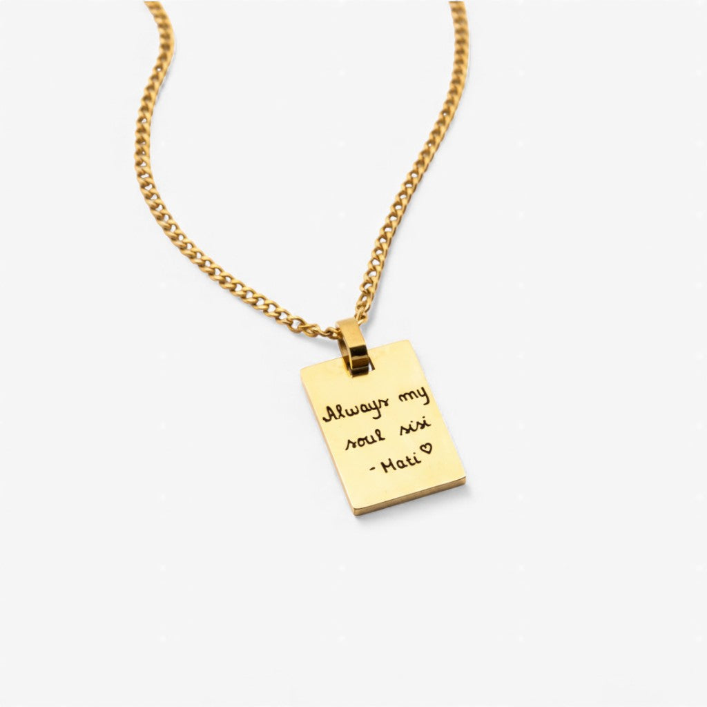 Memoria Handwriting Necklace