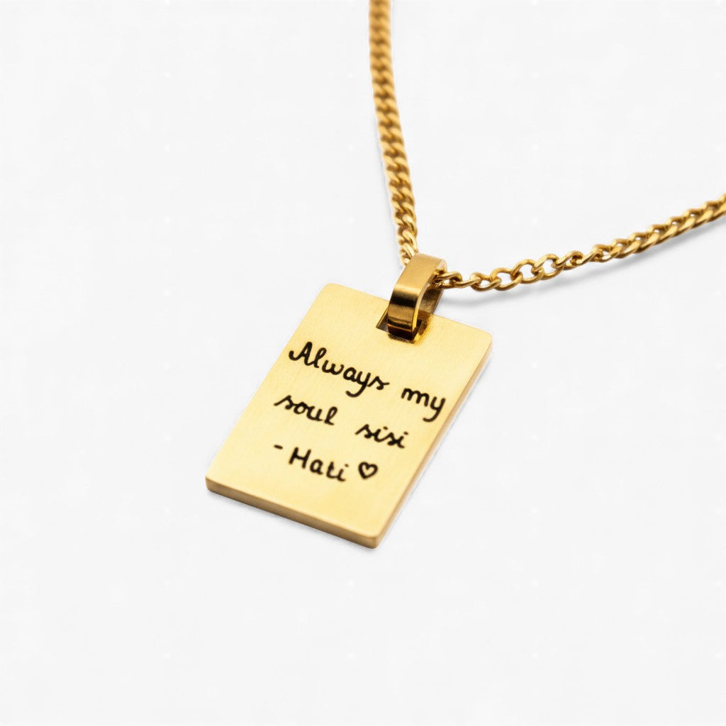 Memoria Handwriting Necklace