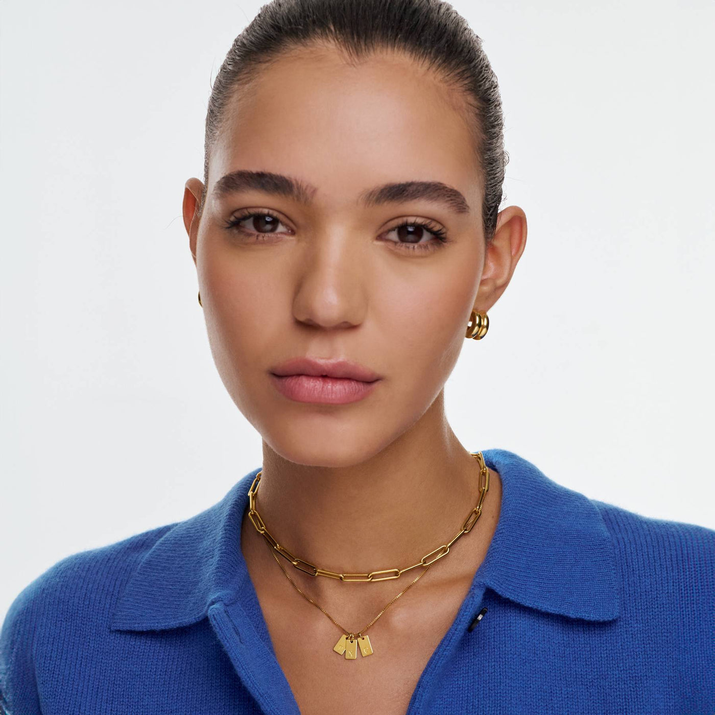 Willow Tag Initial Necklace